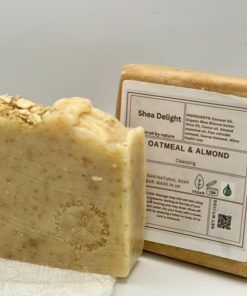 Oatmeal and almond handmade soap